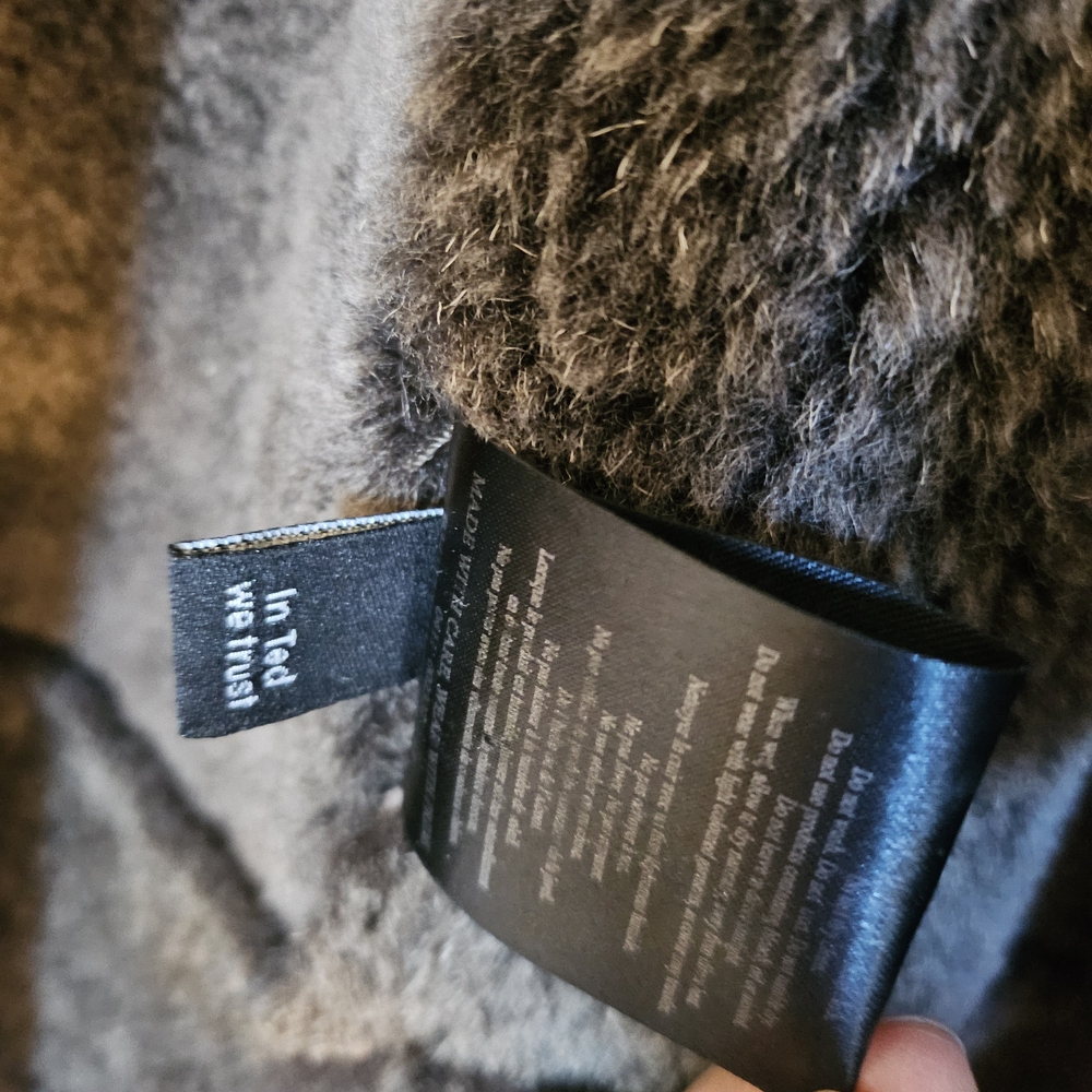 Ted Baker Dark Brown Shearling Jacket - image 7